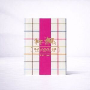 Coach Tattersall Design Notebook 2010 🎉 RARE NOVELTY 🎉